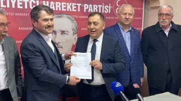 Karagül MHP’ye milletvekili aday adaylığı başvurusu yaptı
