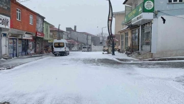 Karlıova ve Genç’te kar yağışı
