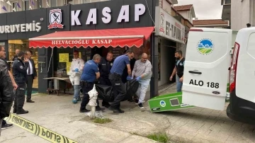 Kasap dükkanında kanlı hesaplaşma: 1 ölü