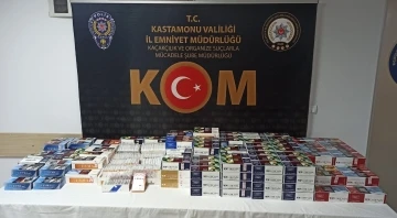 Kastamonu’da kaçak tütün operasyonu: 42 bin 400 adet sahte makaron ele geçirildi
