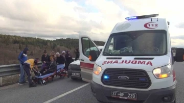 Kastamonu’da minibüs ile hafif ticari araç çarpıştı: 1 yaralı
