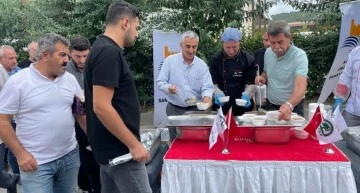 Kayapa OSB'de geleneksel aşure ikramı