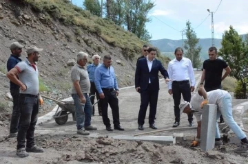 Kaymakam Başar çalışmaları inceledi
