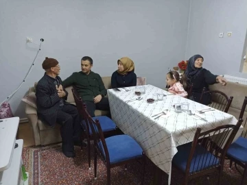 Kaymakam Bilici ilk iftarını gazinin evinde yaptı
