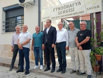 Kaymakam Dalak, SADER’in etnografya sergisini inceledi
