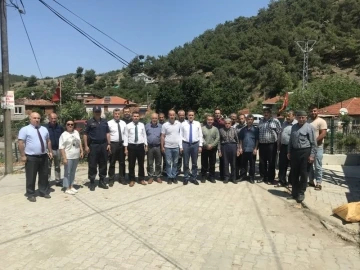 Kaymakam Memiş, Karadere  ve  Çamtepe mahallelerini ziyaret etti
