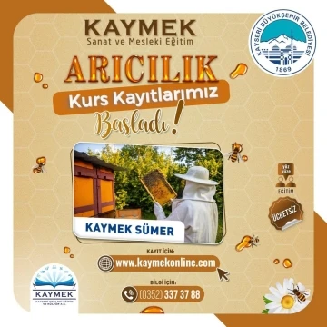 KAYMEK’in Arıcılık Kursu Kayıtları Başladı
