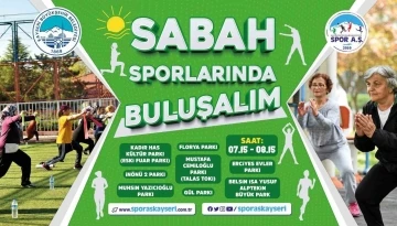 Kayserililer, Spor A.Ş. ile sabah sporunda buluşuyor
