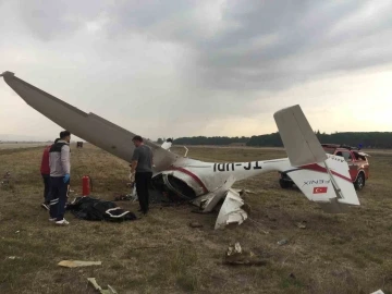  Kazada iki pilot da olay yerinde hayatını kaybetti