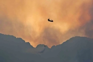 Kemer’deki orman yangını 24 saattir devam ediyor

