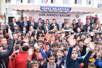 Kepez’den, İsmail Hakkı Kaya İlkokulu’na çok amaçlı salon
