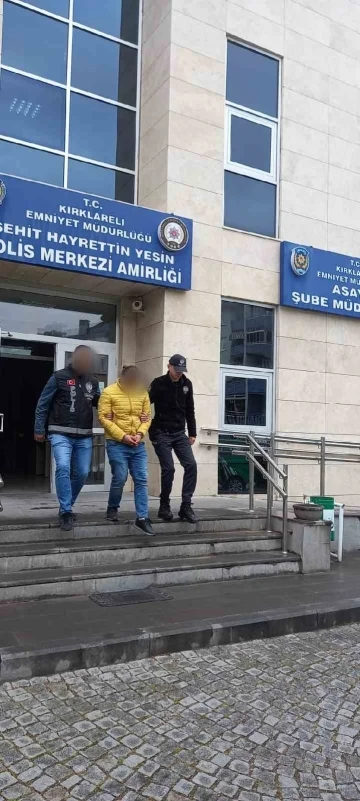 Kırklareli’nde cinsel istismar suçundan aranan şüpheli yakalandı
