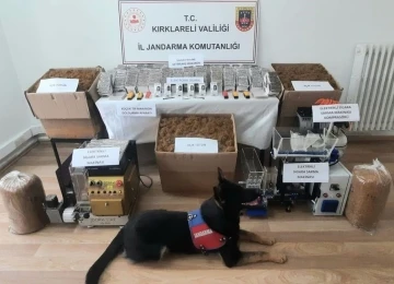 Kırklareli’nde kaçakçılık operasyonu: 48 bin 300 makaron ele geçirildi
