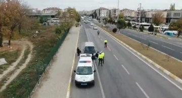 Kırklareli’nde kırmızı ışık ihlali dron ile tespit edildi: Sürücülere ceza yağdı
