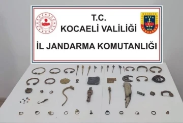 Kocaeli’de Roma ve Bizans dönemine ait objeler ele geçirildi
