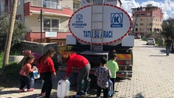 Konya Büyükşehir Belediyesi temiz su için Hatay'da 3 bin 148 sefer yaptı