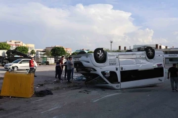 Konya’da 2 servis minibüsü çarpıştı: 7 yaralı
