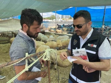 Konya’da polisten kurban pazarında sahte para uyarısı
