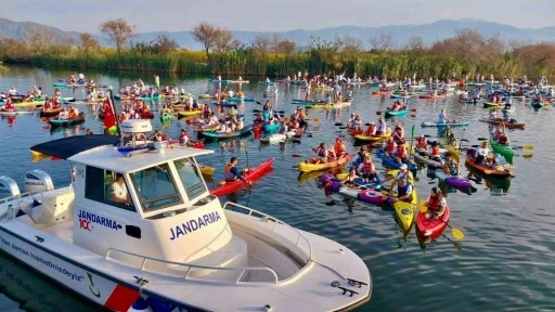 Köyceğiz kano festivalinde jandarma bot timi görev yaptı
