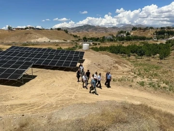 Kozluk’ta güneş enerjisi ile tarımsal sulama
