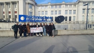 Kütahya Borsa İstanbul Mesleki ve Teknik Anadolu Lisesi öğrencileri Viyana’da
