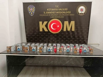 Kütahya’da 113 paket gümrük kaçağı bandrolsüz sigara ele geçirildi
