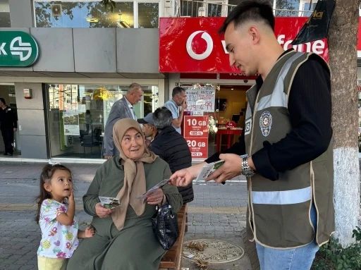 Kütahya Emniyetinden bilgilendirme faaliyetleri
