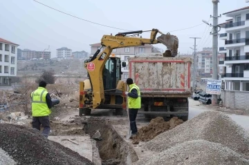 Kütahya’nın Zafertepe ve İnköy mahallelerinde yağmur suyu hattı
