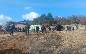 Kütahya Tavşanlı’daki maden ocağında göçük, 1 işçi toprak altında kaldı
