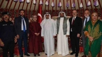 Kuveyt'te düzenlenen "Türk Köyü Etkinliğinde" Türk kültürü tanıtılıyor