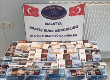 Malatya’da 120 bin adet kaçak sigara ele geçirildi
