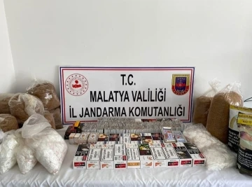 Malatya’da jandarmadan kaçak tütün operasyonu
