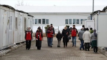 Malatya'da konteyner kentte kalanlara psikososyal destek veriliyor