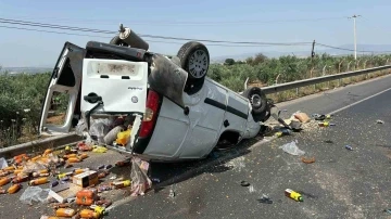 Manisa’da iki araç çarpıştı: 1 ölü, 5 yaralı
