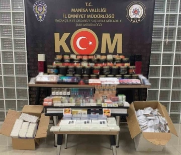 Manisa’da kaçak sigara operasyonu
