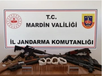 Mardin’de silah ve mühimmat ele geçirildi