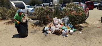 Marmaris’te 9 günde 3 bin ton çöp toplandı