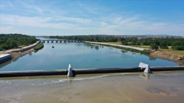 Meriç Nehri'nden elektrik üretilecek projede son testler yapılıyor