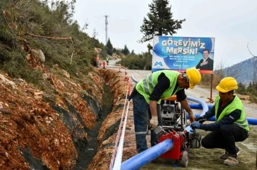 MESKİ içme suyu çalışmalarına devam ediyor
