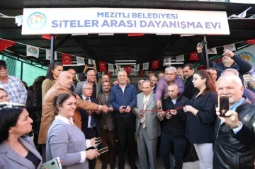 Mezitli Siteler Arası Dayanışma Evi açıldı
