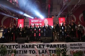 MHP aday tanıtım toplantısında büyük coşku
