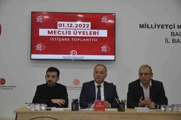 MHP’de İl Genel Meclisi üyeleri toplandı
