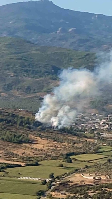 Milas’ta başlayan yangın ekiplerin müdahalesi ile söndürüldü
