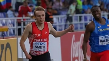 Milli atlet Anthony Smith'ten Türkiye rekoru