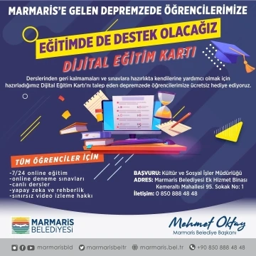 Misafir öğrencilere eğitim desteği
