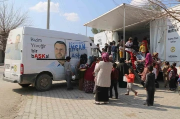 Mobil mutfak tırı depremzedelerin hizmetinde