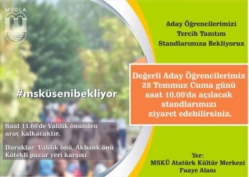 MSKÜ’den aday öğrenciler için tercih tanıtım standı
