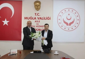 Muğla Aile ve Sosyal Hizmetler Müdürlüğü’nde bayrak değişimi yapıldı
