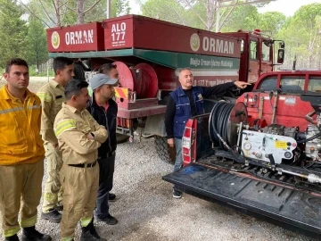 Muğla’da arazöz ve ilk müdahale aracı operatörlerine ileri sürüş eğitimi  verildi
