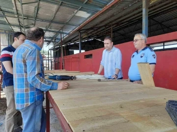 Mustafakemalpaşa’da kurban kesim yerleri denetlendi